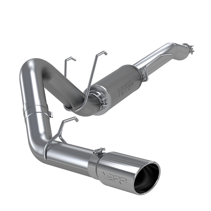 MBRP Aluminized Steel 4" Resonator Back Single Side, Street Version, F250/F350, Super/Crew Cab, 6.2L, 6.8L &amp; 7.3L