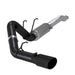 MBRP Black-Coated Aluminized Steel 4" Resonator Back Single Side, Street Version, F250/F350, Super/Crew Cab, 6.2L, 6.8L &amp; 7.3L