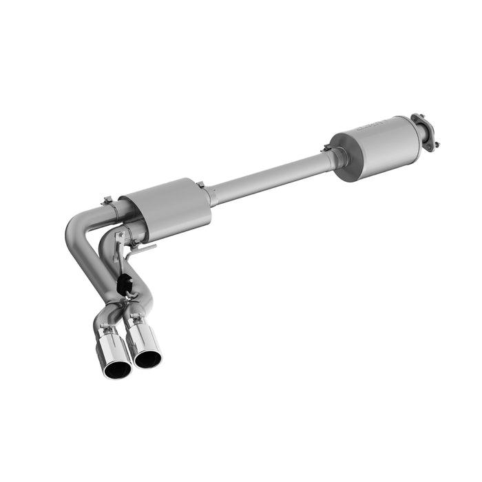 MBRP Aluminized Steel 3" Cat Back Pre-Axle Dual Outlet, Street Version, F-150