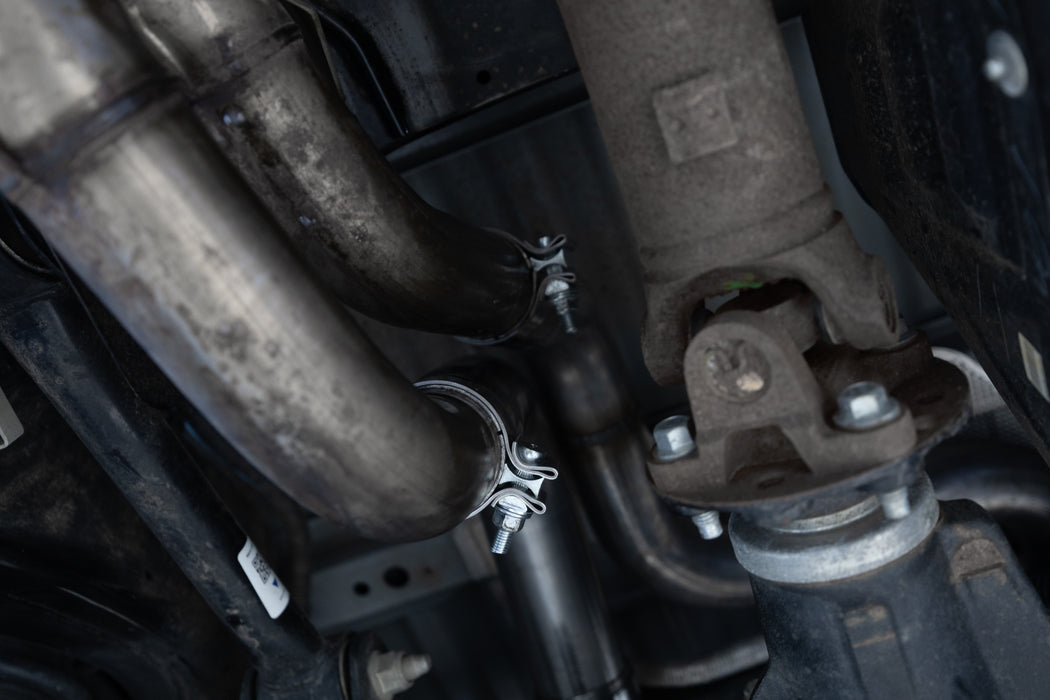 MBRP T304 Stainless Steel, 3" Axle-Back, Dual Rear Exit Turn Down, Ranger Raptor 3.0L EcoBoost, view 4