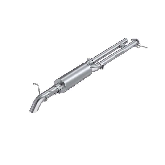MBRP Aluminized Steel, 2.5" Cat-Back, 3" Single Rear Turn Down, Ranger, 2.7L
