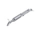 MBRP Aluminized Steel, 2.5" Cat-Back, 3" Single Rear Turn Down, Ranger, 2.7L