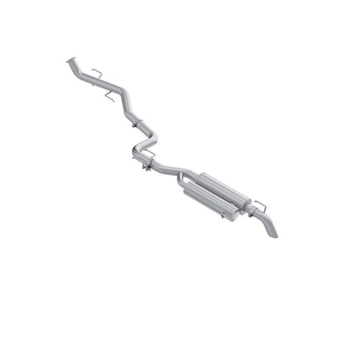 T304 Stainless Steel 3" Cat-Back, Pre-Axle Turn Down