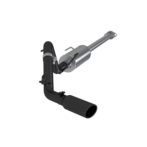 Black-Coated Aluminized Steel 2.5" Cat Back Single Exit
