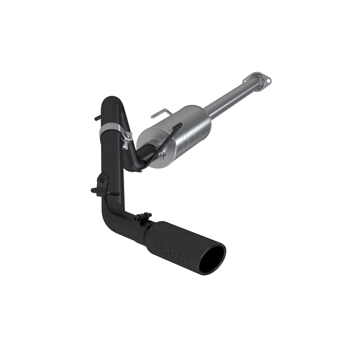 Black-Coated Aluminized Steel 2.5" Cat Back Single Exit