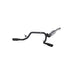 Black-Coated Aluminized Steel 3" Cat Back Dual Split Side