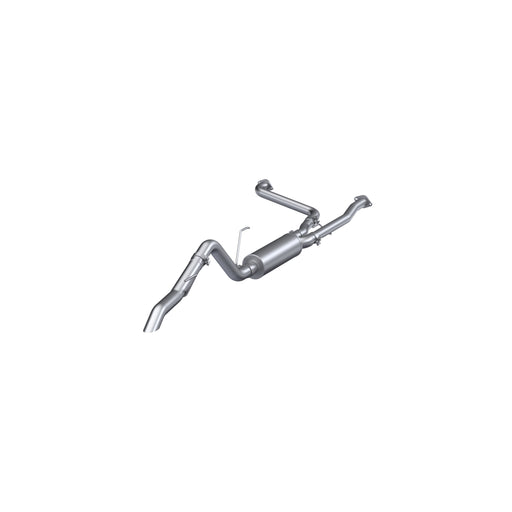 Aluminized Steel, 2.5 Inch Cat-Back, 3 Inch Single High Clearance Rear Exit