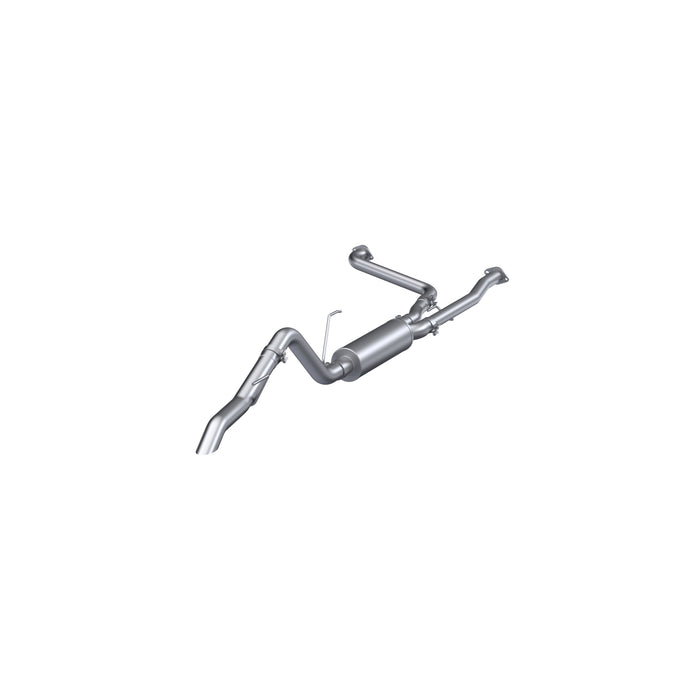 Aluminized Steel, 2.5 Inch Cat-Back, 3 Inch Single High Clearance Rear Exit