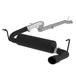 MBRP Black-Coated Aluminized Steel 2.5" Cat Back Single Rear Exit, Wrangler/Rubicon (JK) 3.6L 2dr/4dr