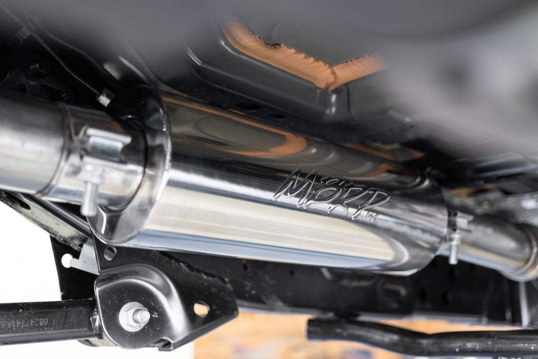 MBRP T304 Stainless Steel 2.5" Cat Back Single Rear Exit, Wrangler (JL) 2-DR/4-DR 2.0L, 3.6L, view 4