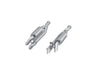 T304 Stainless Steel 2.5" Pre-Axle Cat-Back, Dual Split Side, Quad Outlet, Active