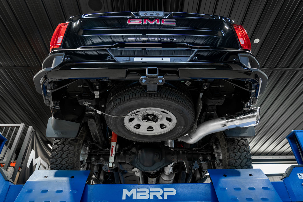 MBRP T409 Stainless Steel, 5" Filter Back, Single Side Exit, 2500/3500 6.6L Duramax, EC/CC Models Only, view 4