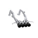 MBRP T304 Stainless Steel 3" Axle-Back, Muffler Bypass, Dual Split Rear, Quad Outlet with Black-Coated Tips, Corvette C7 6.2L