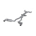 MBRP T409 Stainless Steel 3" Dual Cat Back with Round Tips, Camaro, V8 6.2L 6 Speed