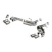 MBRP Aluminized Steel 2.5" Dual Axle Back NPP Quad Tips, Camaro, V6 3.6L RS