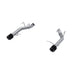 MBRP T304 Stainless Steel, 3" Dual Axle-Back with Carbon Fiber Tips (Race Version), Mustang GT 5.0L