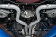 MBRP T304 Stainless Steel 3" Cat-Back Dual Rear with Quad Carbon Fiber Tips (Street Version), Mustang GT 5.0L, view 3
