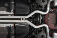 MBRP T304 Stainless Steel 3" Cat Back Dual Quad Split Rear Exit with Carbon Fiber Tips, Mustang GT 5.0L, view 6