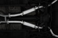 MBRP Aluminized Steel 2.5" Cat-Back, Dual Rear Exit with Black Tips, Mustang GT/ Mach 1, 4.6L, view 4