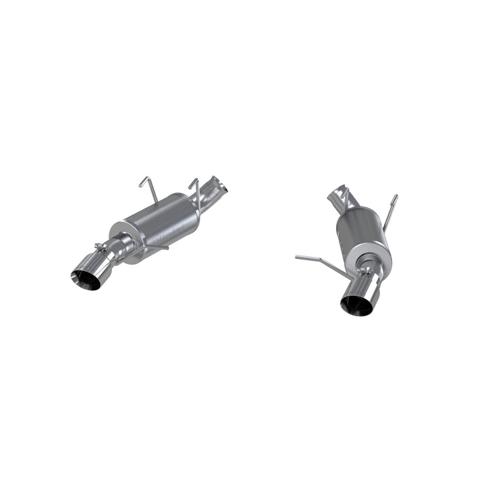 MBRP Aluminized Steel 3" Dual Muffler Axle Back Split Rear, Mustang GT 5.0L