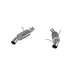 MBRP Aluminized Steel 3" Dual Muffler Axle Back Split Rear, Mustang GT 5.0L