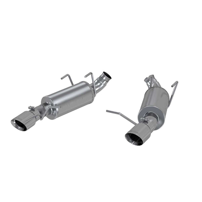 MBRP T409 Stainless Steel 3" Dual Muffler Axle Back Split Rear, Mustang V6 3.7L