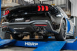 MBRP T304 Stainless Steel, 3" Cat-Back, Quad Split Rear With Carbon Fiber Tips, Active, Mustang GT 5.0L (S650), view 7