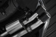 MBRP T304 Stainless Steel, 3" Cat-Back, Quad Split Rear With Carbon Fiber Tips, Active, Mustang GT 5.0L (S650), view 5