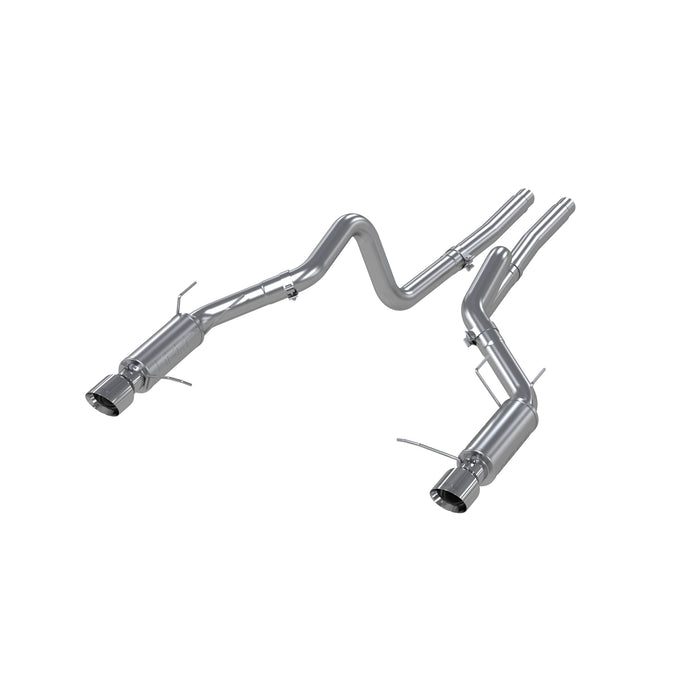 MBRP T304 Stainless Steel 3" Cat Back Dual Split Rear (Race Version), Shelby GT500