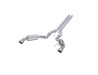 MBRP Aluminized Steel Steel 3" Cat Back Dual Split Rear with 4.5" Tips (Street Version), Mustang GT 5.0 - Coupe Only