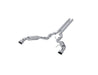 MBRP T409 Stainless Steel 3" Cat Back Dual Split Rear with 4.5" Tips (Race Version), Mustang GT 5.0 - Coupe Only