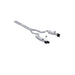 MBRP T304 Stainless Steel, 3" Cat-Back, Dual Split Rear with Quad Carbon Fiber Tips, Street Profile, Mustang GT 5.0L