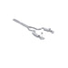 MBRP Aluminized Steel, 3" Cat-Back, Dual Split Rear with Quad Tips, Street Profile, Mustang GT 5.0L