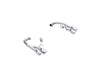 MBRP Aluminized Steel, 2.5" Axle-Back Dual Rear with Quad Tips, Mustang GT 5.0L