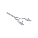 MBRP T304 Stainless Steel, 3" Cat-Back, Dual Split Rear with Quad Tips, Valve Delete, Race Profile, Mustang 5.0L