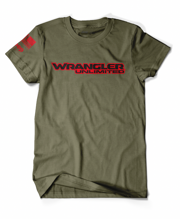 Army Green Wrangler Unlimited T-Shirt