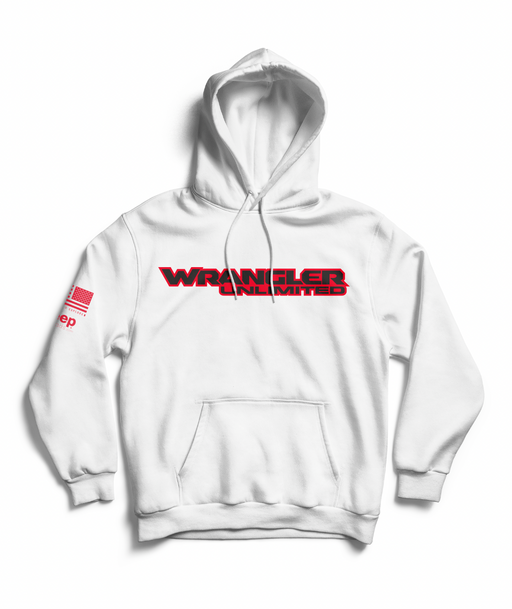 White Wrangler Unlimited Hoodie