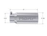 MBRP T304 Stainless Steel Tip; 5" OD Rolled Straight 4" inlet 12" length, view 2