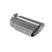MBRP T304 Stainless Steel Tip; 5" OD Dual Wall Angled 4" inlet 12" length