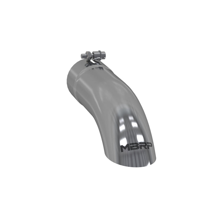 MBRP T304 Stainless Steel Tip; 3.5" OD Turn Down 3.5" inlet 12" length