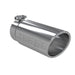MBRP T304 Stainless Steel Tip; 4" OD Angled Rolled End 3.5" inlet 10" length