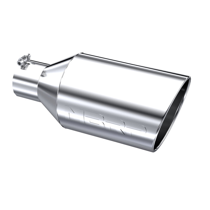 MBRP T304 Stainless Steel Tip; 8" OD; Rolled End; 4" ID; 18" length