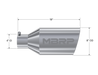 MBRP T304 Stainless Steel Tip; 8" OD; Rolled End; 4" ID; 18" length, view 2