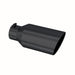 MBRP Black Coated Tip; 8" OD; Rolled end; 5" ID; 18" length