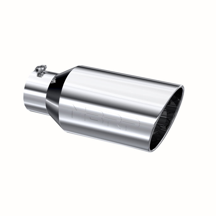MBRP T304 Stainless Steel Tip; 8" OD; Rolled End; 5" ID; 18" length