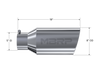 MBRP T304 Stainless Steel Tip; 8" OD; Rolled End; 5" ID; 18" length, view 2