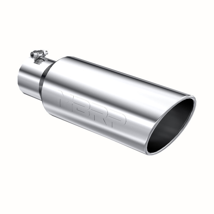 MBRP T304 Stainless Steel Tip; 6" OD; Rolled end; 4" ID; 18" length