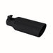MBRP Black Coated Tip; 4" OD; Angled Rolled End; 2.5" inlet; 12" length