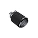 MBRP Carbon Fiber Tip; 2.5" ID; 4" OD; Dual Wall Angle Cut; 6.5" length