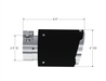 MBRP Carbon Fiber Tip; 2.5" ID; 4" OD; Dual Wall Angle Cut; 6.5" length, view 4